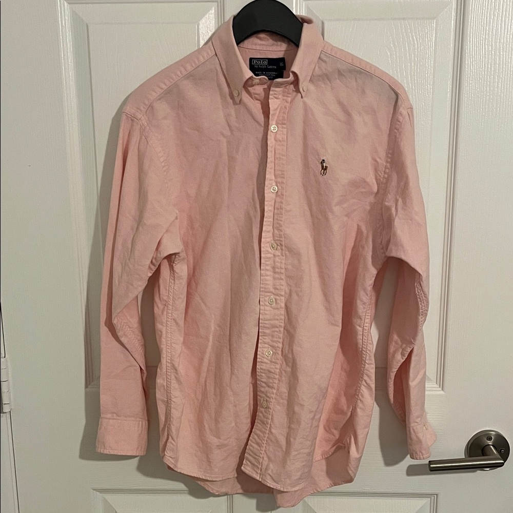 Polo by Ralph Lauren Kids Light Pink Button Down Shirt